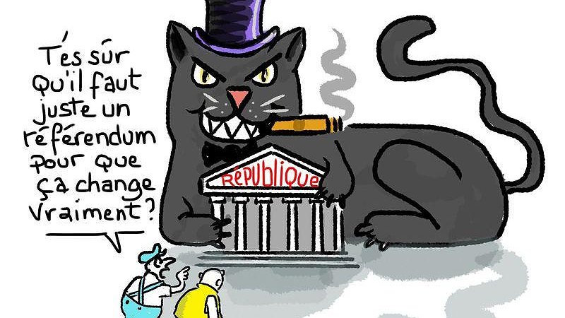 Illustration - aucun référendum ne remplace la mobilisation des travailleurs