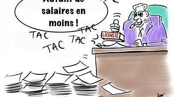Illustration - le patron condamné pour licenciements abusifs