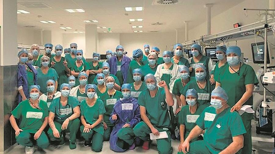 Illustration - grève au bloc opératoire