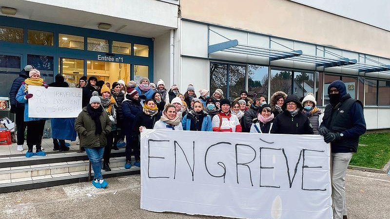 Illustration - grève pour les salaires