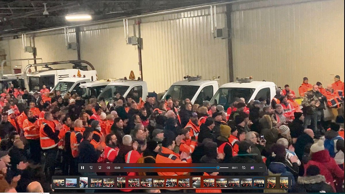 Illustration - la grève des agents de la ville et de la métropole