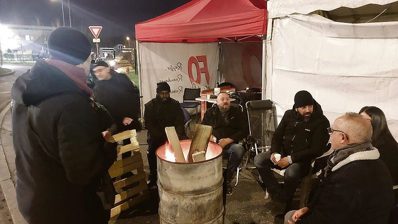 Illustration - la grève continue