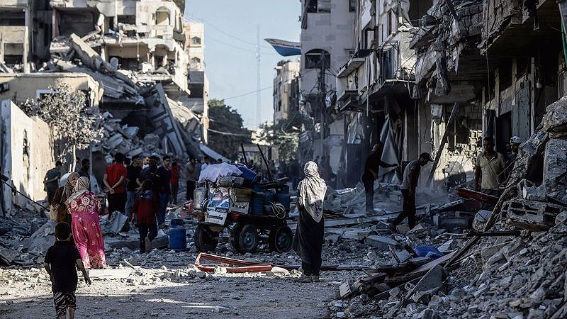 Illustration - après deux ans de massacre, le plan Trump