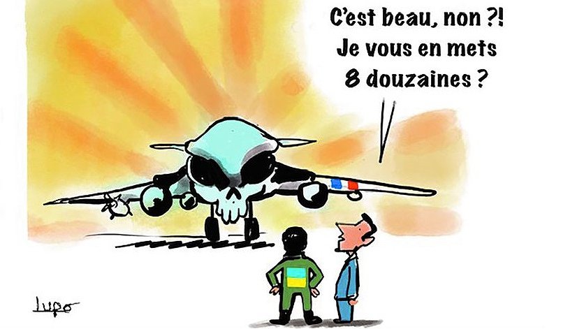 Illustration - au bonheur des présidents et des marchands d’armes