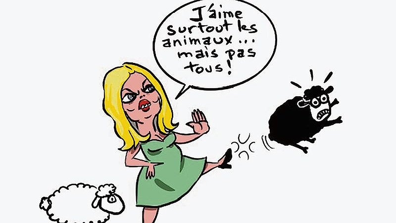 Illustration - une icône réactionnaire