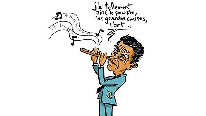 Illustration l’enfant chéri de la gauche caviar