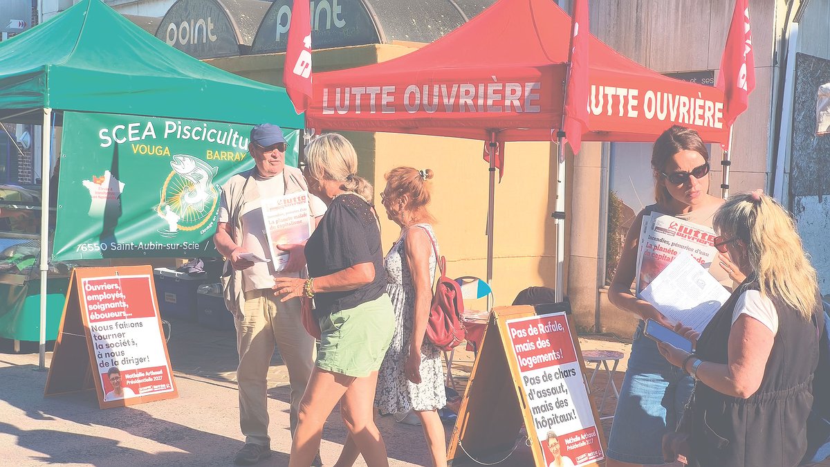 Illustration - Les militants de Lutte ouvrière à votre rencontre
