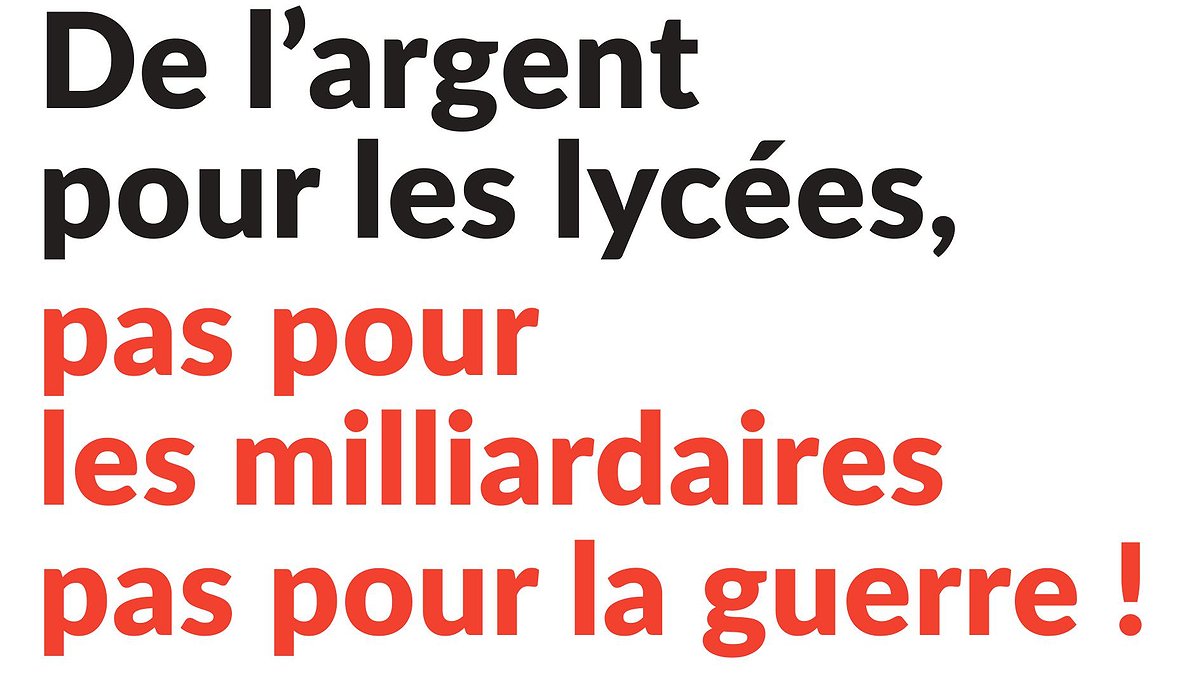 Illustration - le ministre est de sortie… les lycéens aussi !