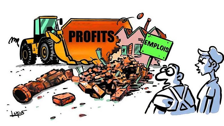 Illustration - non aux suppressions d’emplois !