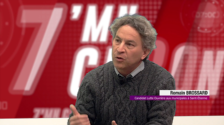 Illustration Romain Brossard, candidat Lutte ouvrière aux municipales de Saint-Etienne