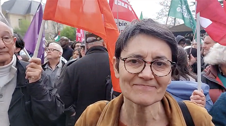 Illustration A la manifestation contre le racisme à Saint-denis