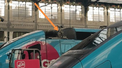 Illustration TGV décapotable