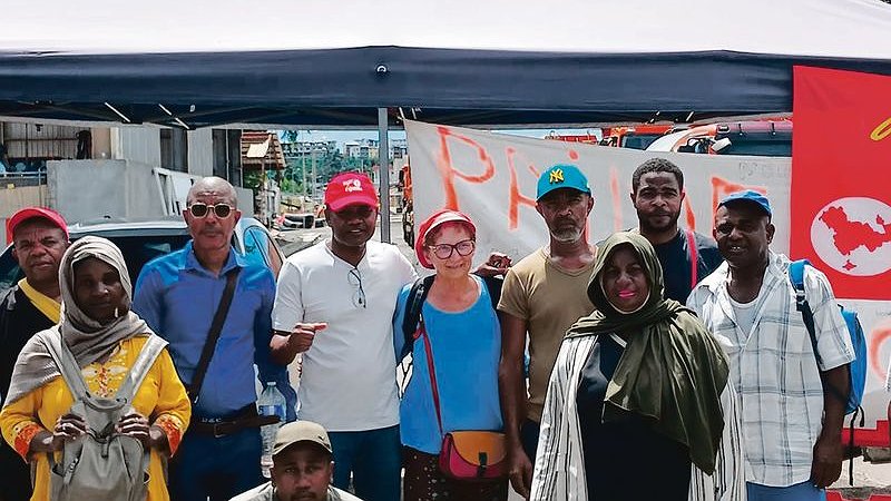 Illustration - en lutte pour les salaires et la dignité